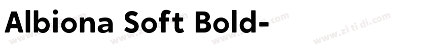 Albiona Soft Bold字体转换